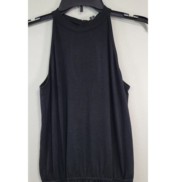 Merokeety Romper Womens Small Black Halter Neck Gothic Witchy EMO Casual NWT - Picture 4 of 9